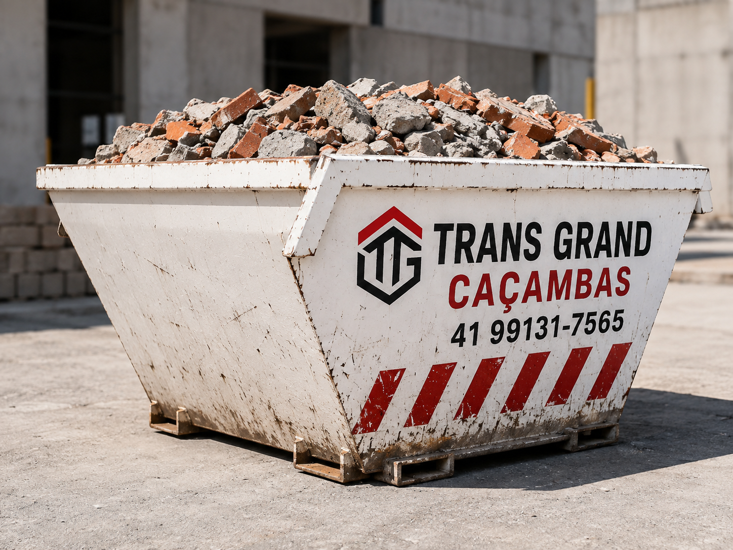 Caçamba estacionária 3m³ TRANS GRAND